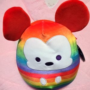 NEW Disney Pride Mickey Mouse Squishmallow.